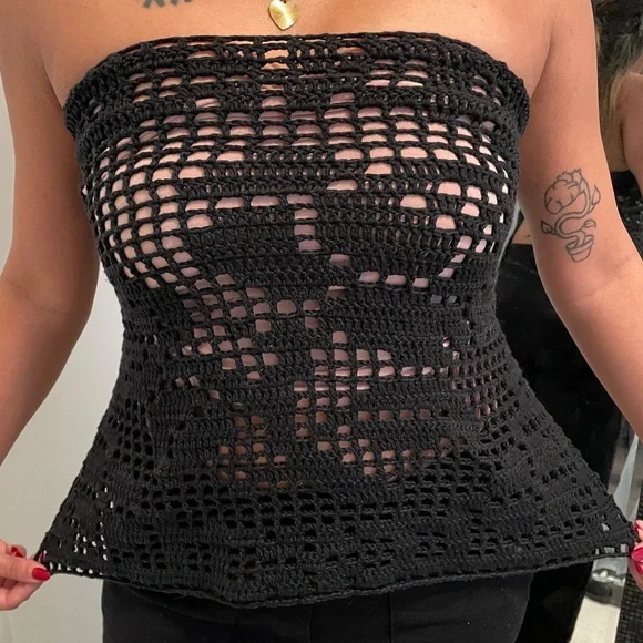 Crochet Lace Top - Picture 3 of 3